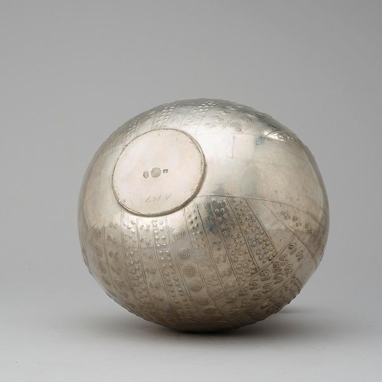 An Estrid Ericson pewter 'Peruvian Urn', Svenskt Tenn, Stockholm 1952.