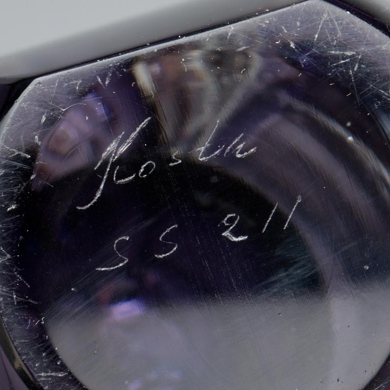 VAS, glas, Mona Morales Schildt, Kosta, signerad.