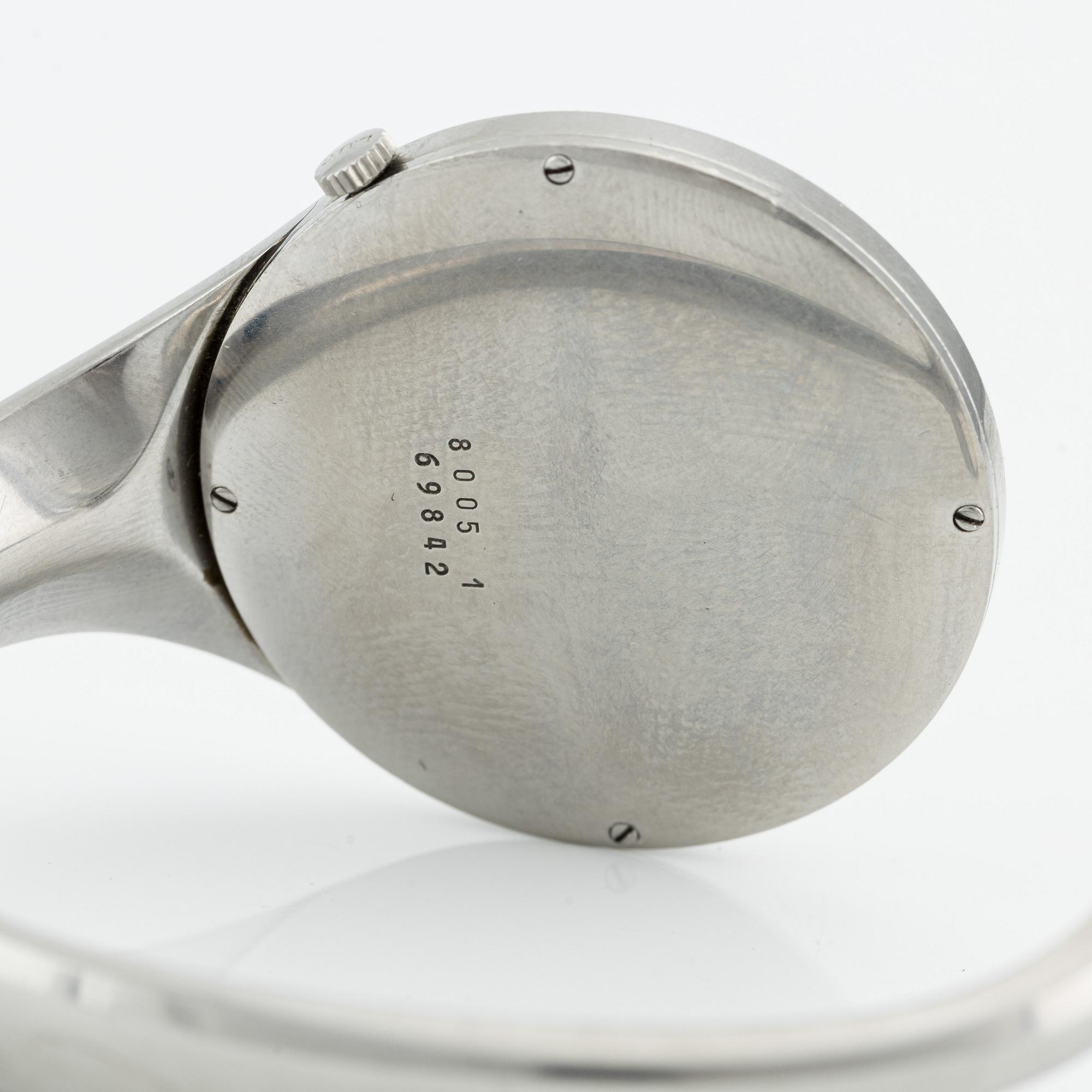 Georg Jensen, L.U.Chopard & Cie, designed by Torun Bülow, wristwatch, 33 mm.