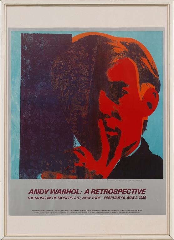ANDY WARHOL, affisch, 1989.