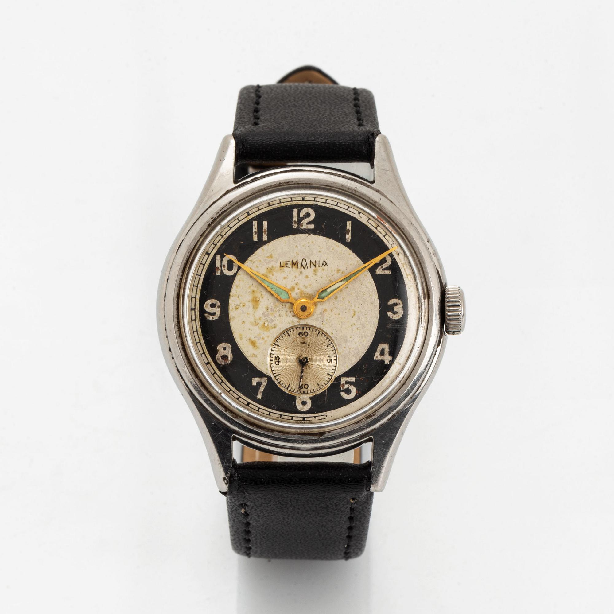 Lemania, armbandsur, 36 mm.