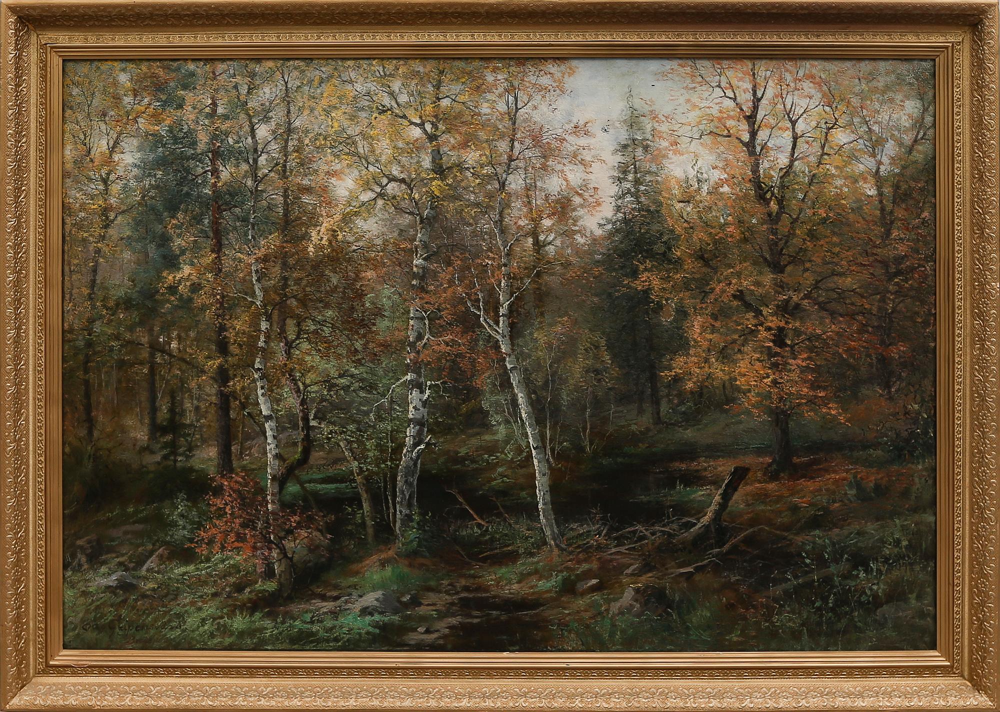 OTTO GRIPENSVÄRD, olja på duk, signerad och daterad 1892.