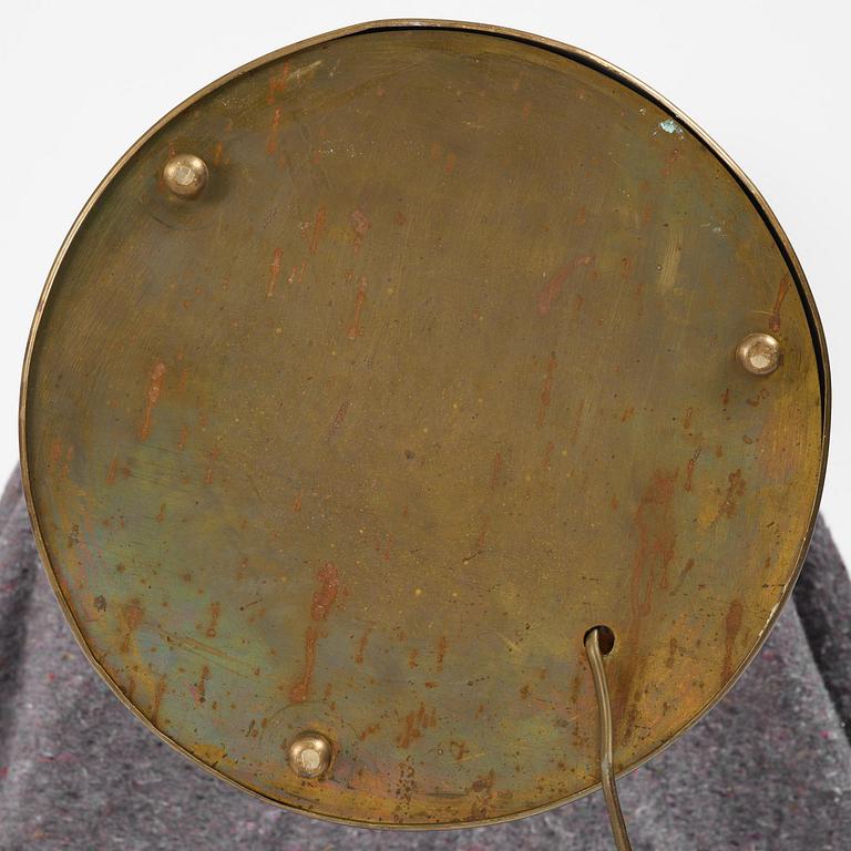 Carl-Axel Acking, a brass floor lamp, for the Stockholm Crafts Association, 1939.