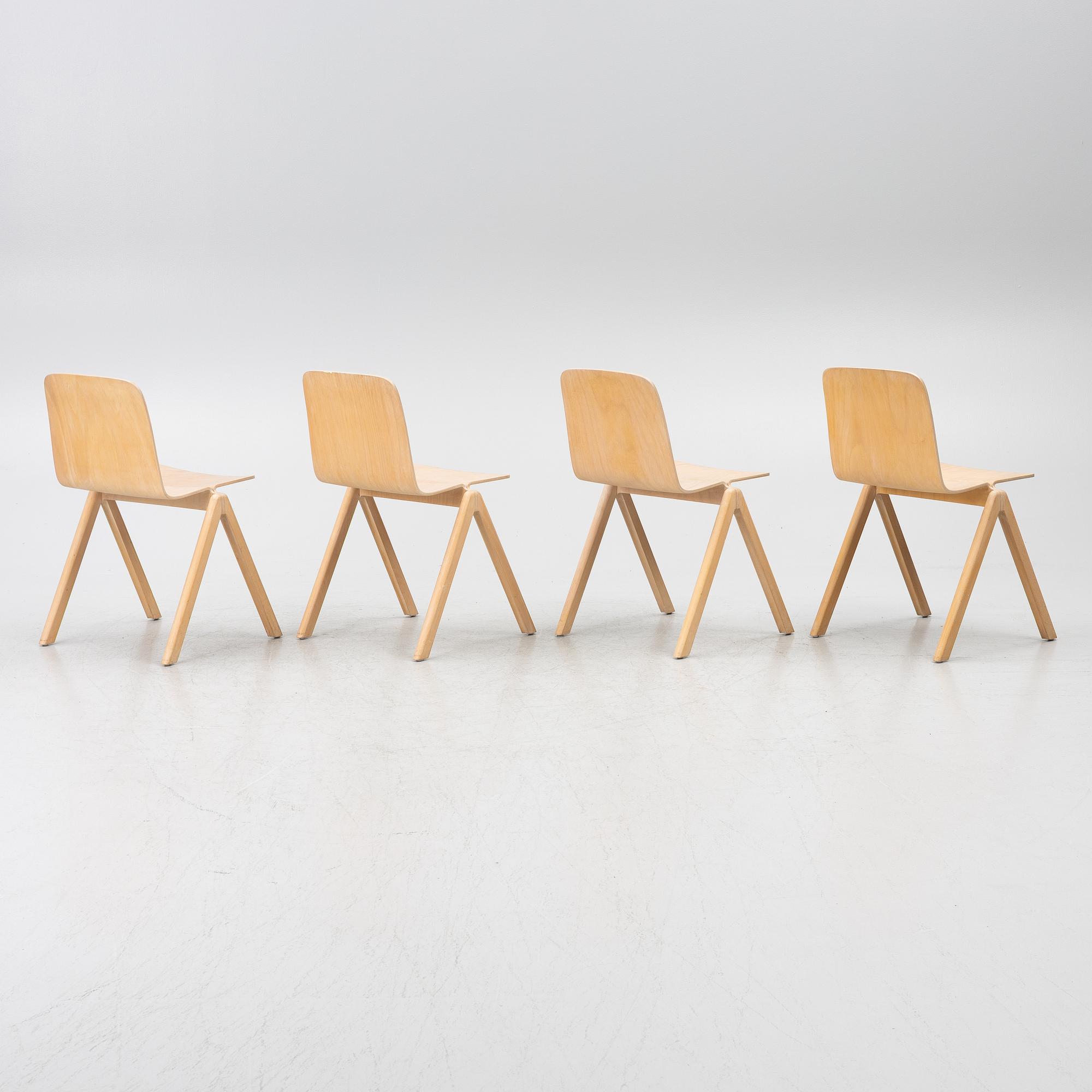 Ronan & Erwan Bouroullec, chairs, 4 pcs, "Copenhague", HAY, Denmark.