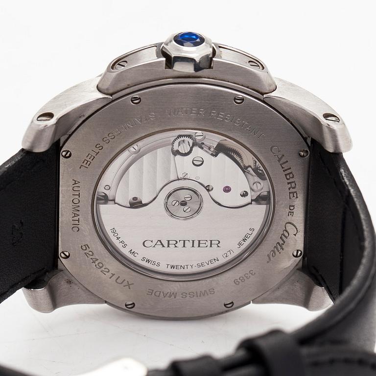 Cartier, Calibre de Cartier, armbandsur, 42 mm.