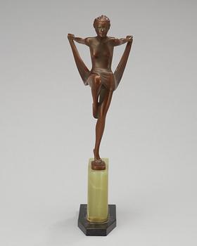 SKULPTUR, brons, Josef Lorenzel, Österrike, 1900-tal.