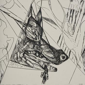 Ernst Iosipovitch Neizvestny, Utan titel ur: "Hommage aux Prix Nobel" (Nobelprismappen).