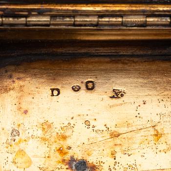 A Swedish Rococo silver snuff-box, mark of Andreas Öhrman, Stockholm 1762.