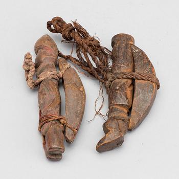 FETISHES, 2 st, Bassakata, Zaire.