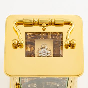 A carriage clock, Matthew Norman, Switzerland, second half of the 20th century.