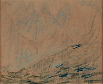 799. Carl Fredrik Hill, Mountain landscape.