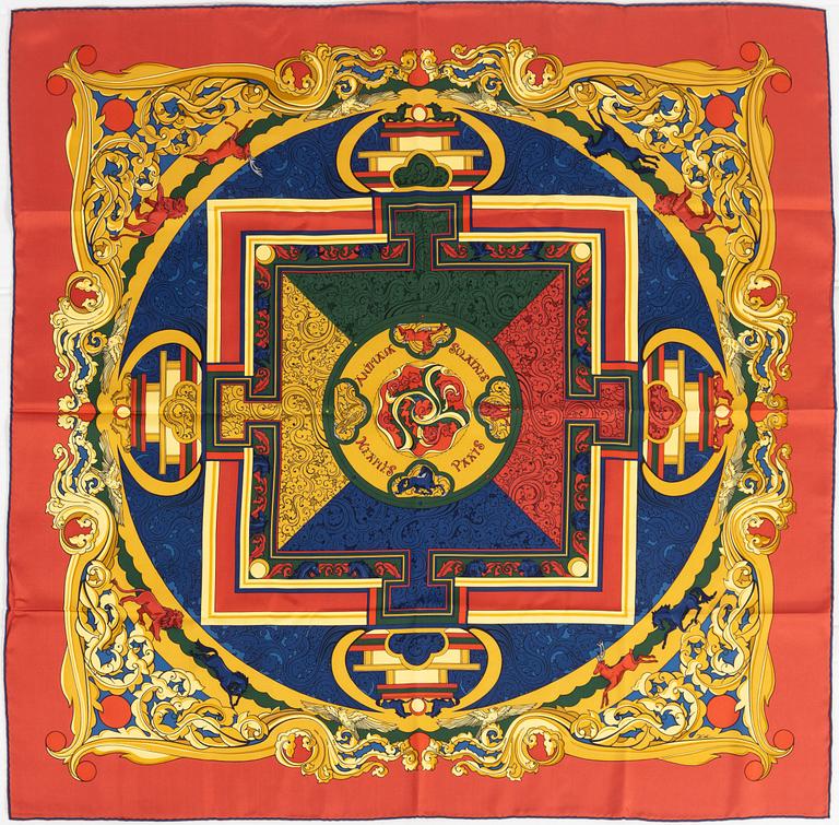 Hermès, scarf, "Animaux Solaires".