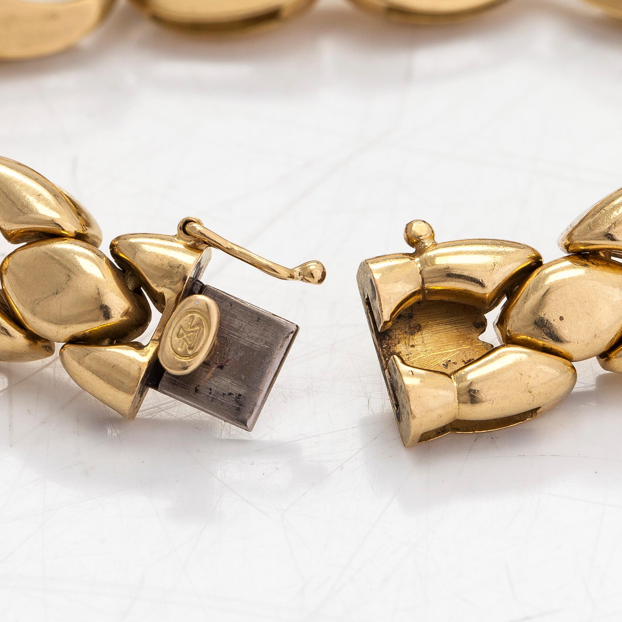 Armband i 18K guld. Schweiz.