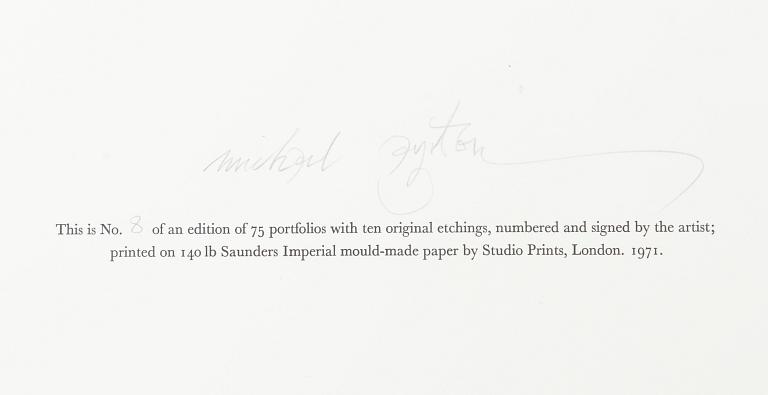 Michael Ayrton, "Minotaur", 2 pcs.