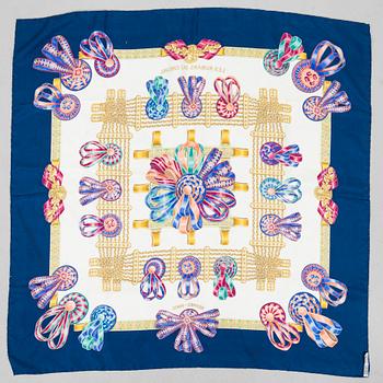 Hermès, a 'The Rubains of the Horse' scarf.