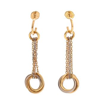 Cartier, Örhängen, "Trinity", 18K guld.