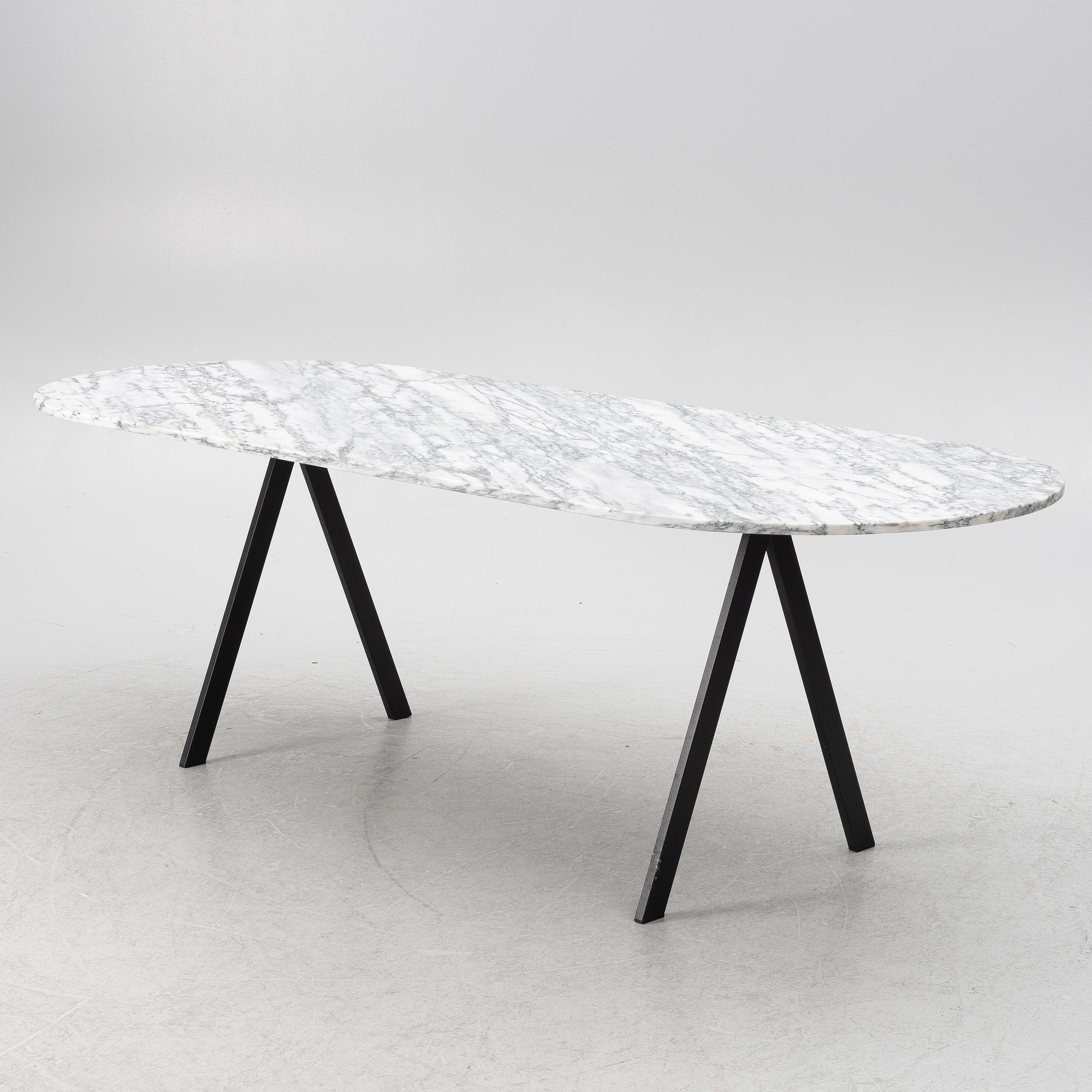 Ida Linnea Hildebrand, dining table, "Saw", Friends & Founders.