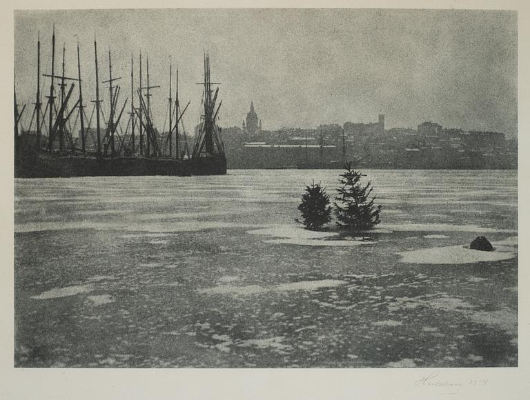 John Hertzberg, View towards Södermalm.