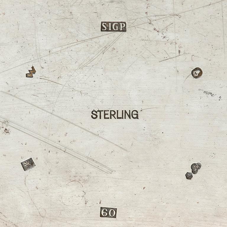 Sigurd Persson, vas, Stockholm, 1964, smed Johann Wist, sterling silver.