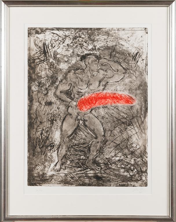 SANDRO CHIA, etching, signed and dated 1981, numbered 30/50.