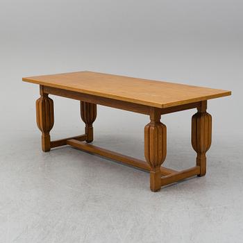 CARL MALMSTEN, a oak dining table.