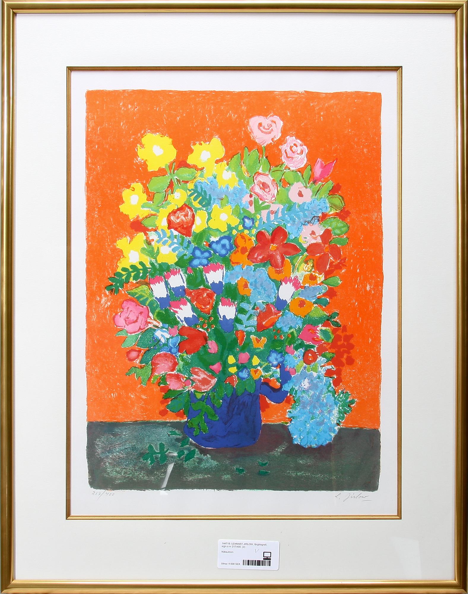 LENNART JIRLOW, färglitografi, sign o nr 217/400.