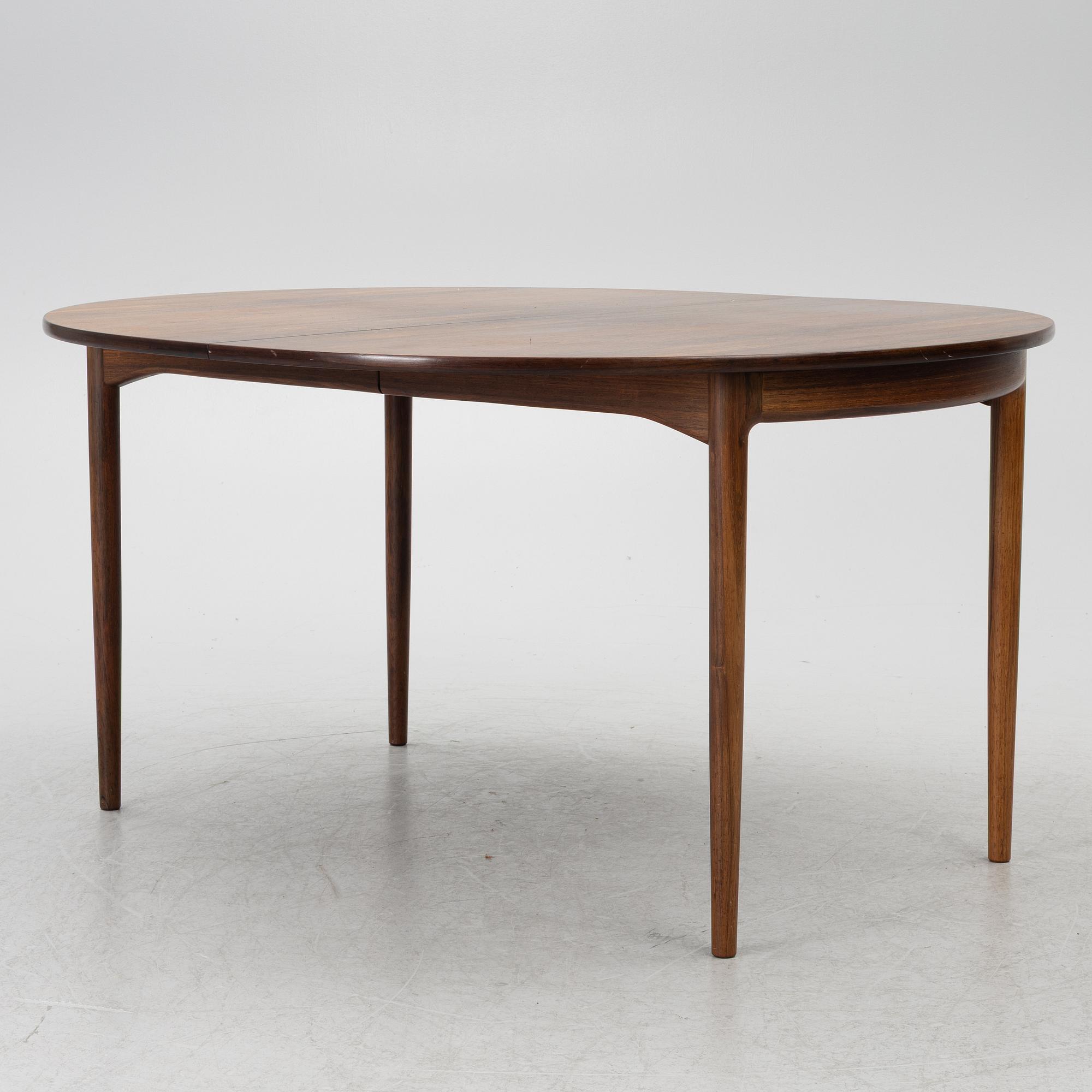 Ib Kofod-Larsen, a seven-piece dining suite, Säffle Möbelfabrik, 1960's.