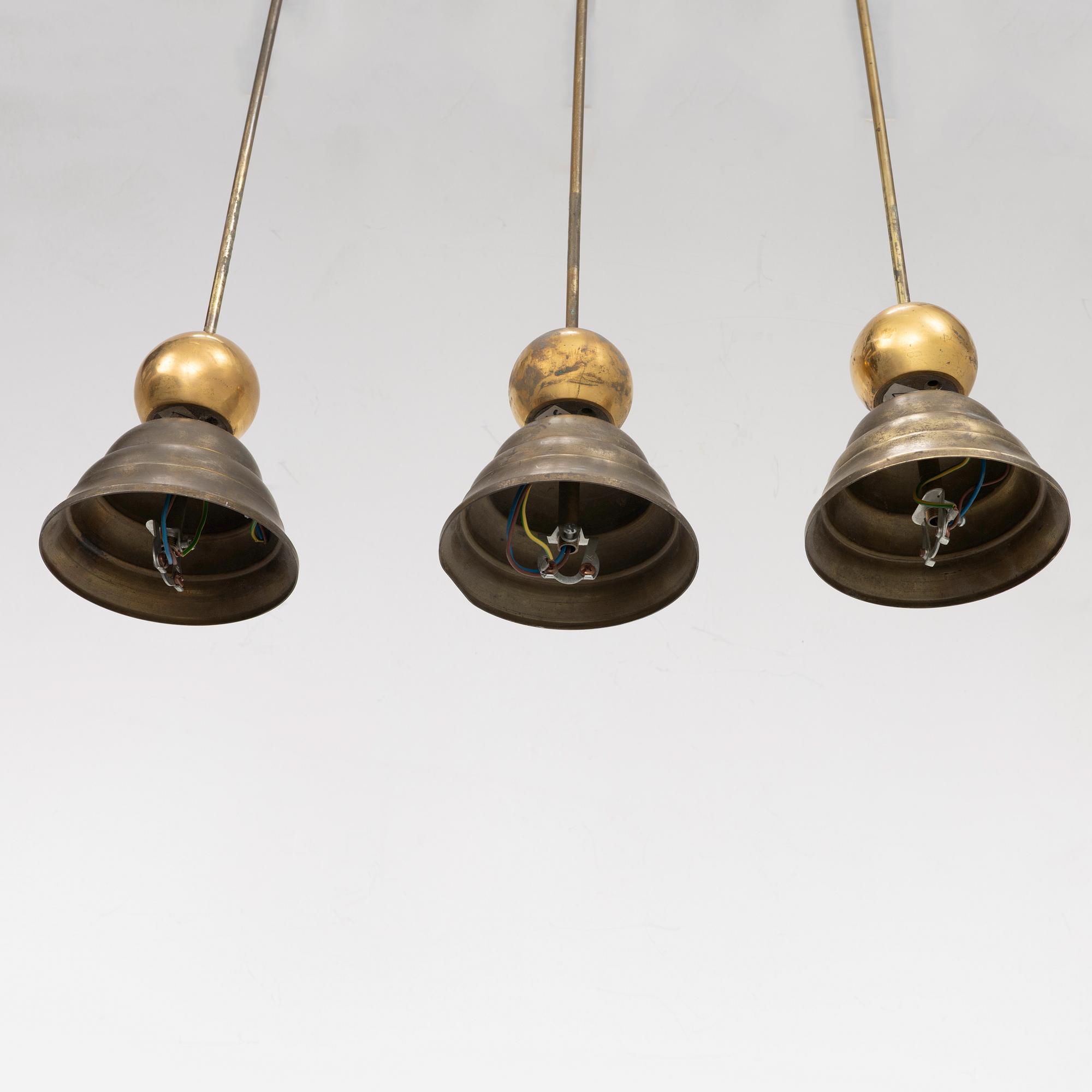 Michael Anastassiades, three 'Ball light' ceiling lamps, England, 21st century,