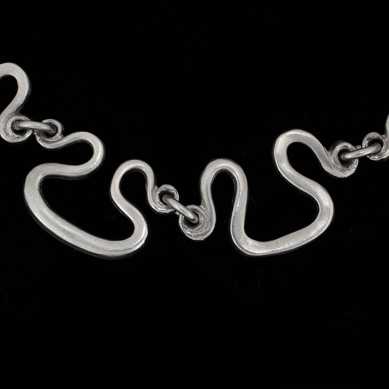 HALSBAND, tenn, "Etruskiska halsbandet", Estrid Ericsson, enligt uppgift inköpt på Svenskt Tenn, 1940-talet.