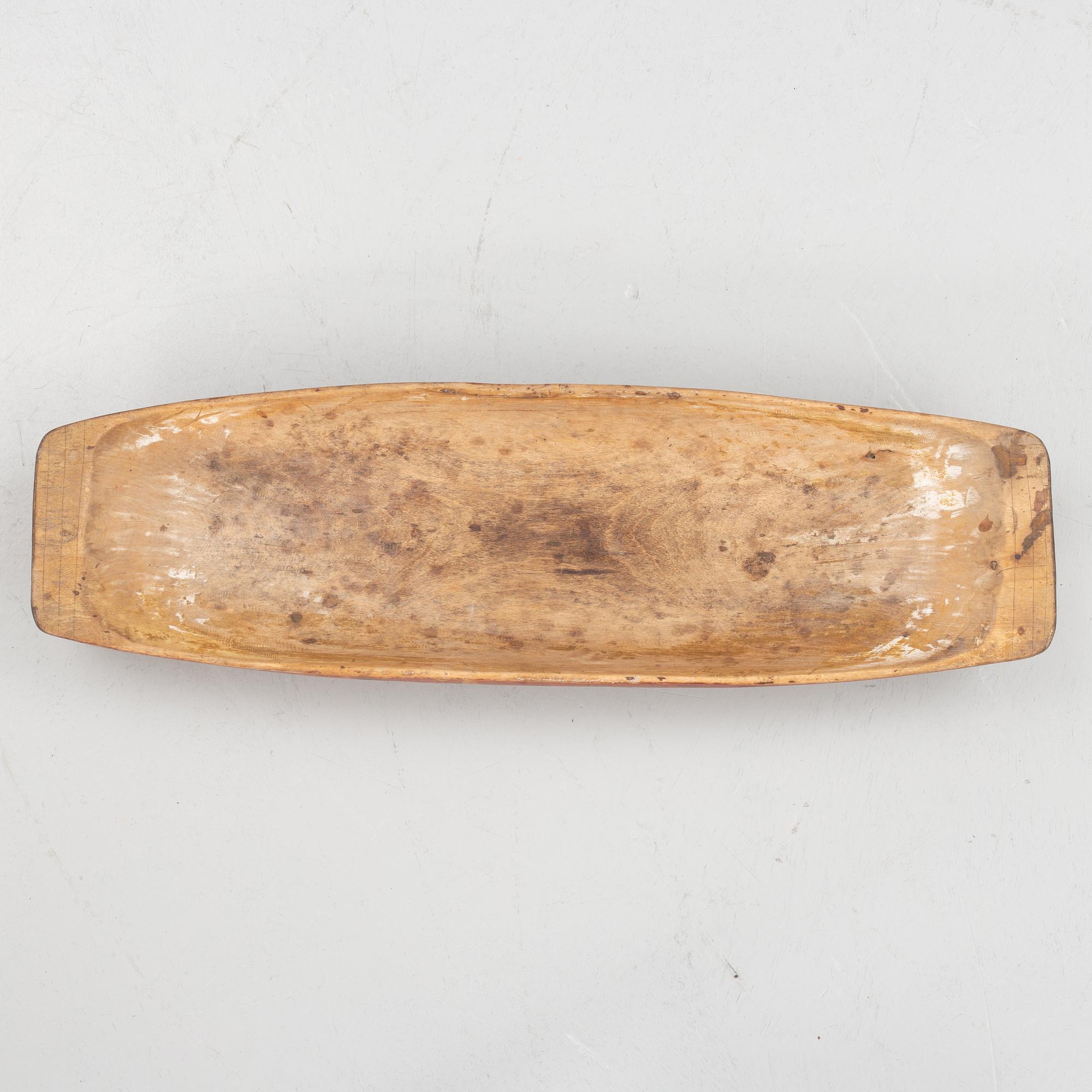 Tråg, 4 st, 1800-tal.