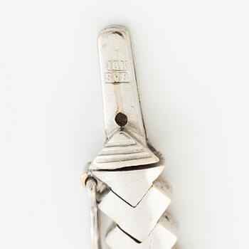 Collier 18K vitguld med briljantslipade  diamanter.
