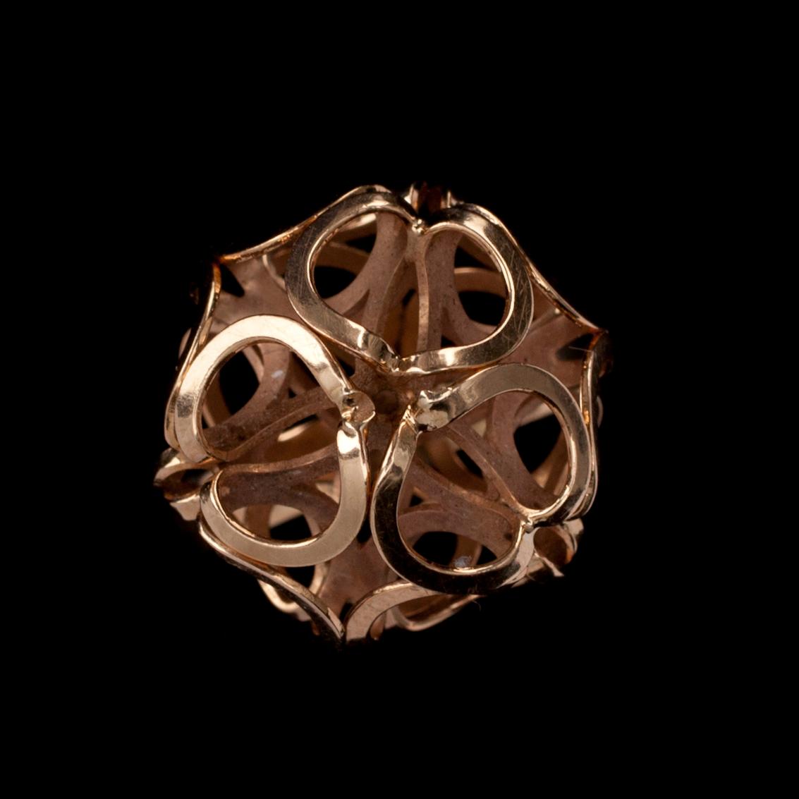 SMYCKESSET, 3 delar. 14K guld. E. Kauppi Kupittaan Kulta 1974-75. Vikt 16,7 g.