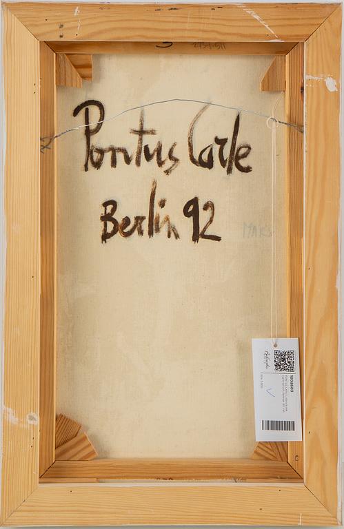 PONTUS CARLE, olja på duk, signerad och daterad -92.
