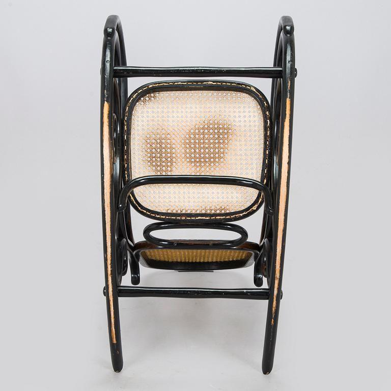 A mid-20th century Thonet style rocking chair.
