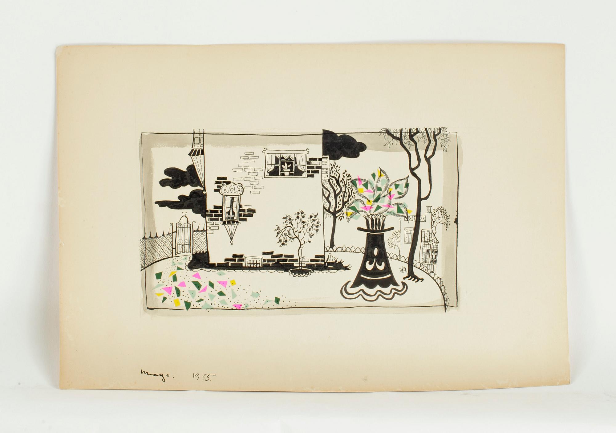 MAX GOLDSTEIN, ca 80 st teckningar, mestadels skisser i blyerts. Delvis sign o dat. 1952-1959.