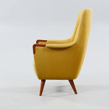 A Savoy armchair, designed by Torbjørn Afdal & Rolf Hesland for Bruksbo, early 1950s.