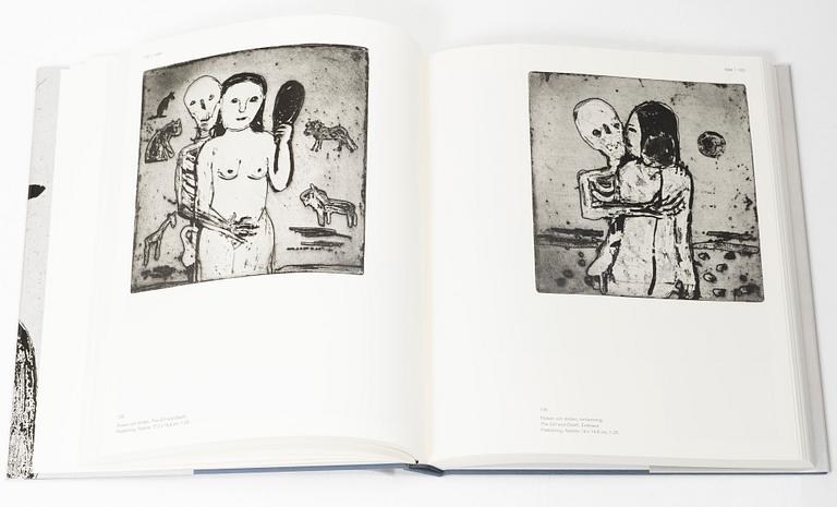 Lena Cronqvist, Catalogue raisonné, “Copper Plate Prints 1974–2009”, with “Stilleben II”, etching, signed and numbered 9/25.