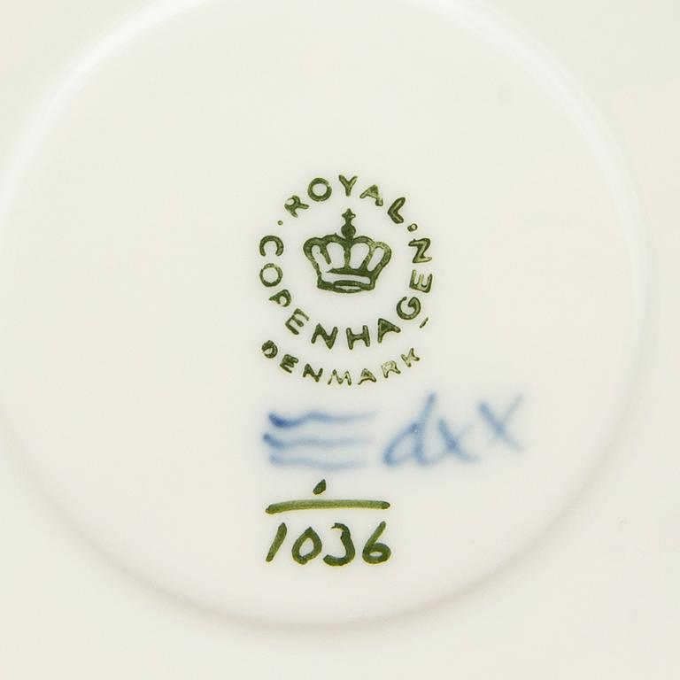 Servis "Musselmalet hel och halvblonde" Royal Copenhagen Danmark porslin.