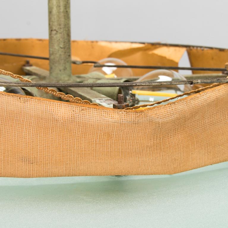 A 1920s/30s Swedish Grace ceiling lamp.