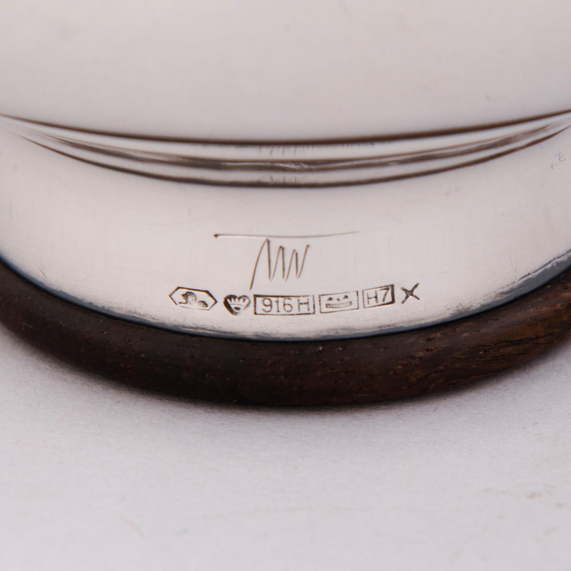 TAPIO WIRKKALA, kermakko ja sokerikko, hopeaa (915) Kultakeskus Hämeenlinna 1961.