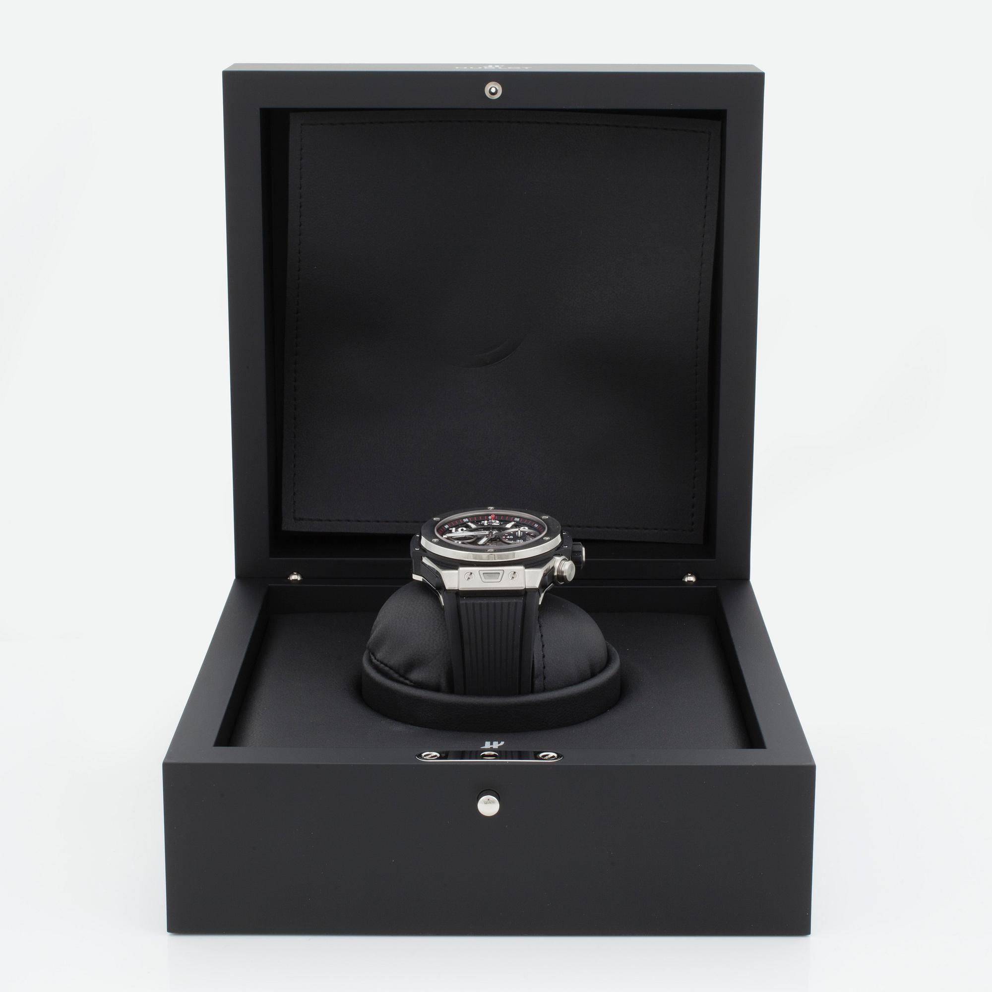 HUBLOT, Big Bang, Unico Titanium, flyback chronograph, wristwatch, 45 mm,