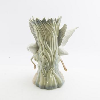 Vase, porcelain, M. Requena, Valencia, Spain, second half of the 20th century.
