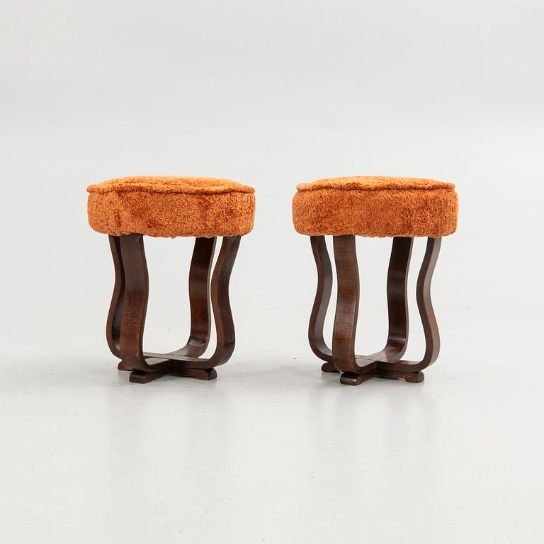 Pallar, ett par, Art-Deco stil, 1900-tal.