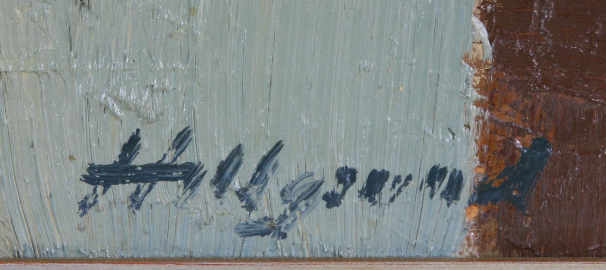 BENGT HILLGRUND, olja på duk, sign.