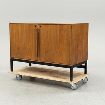 A walnut veneered drinks cabinet, Silkeborg, Denmark, 1960's.