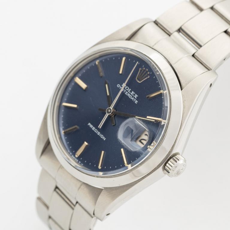 Rolex, Oysterdate, Precision, wristwatch, 35 mm.