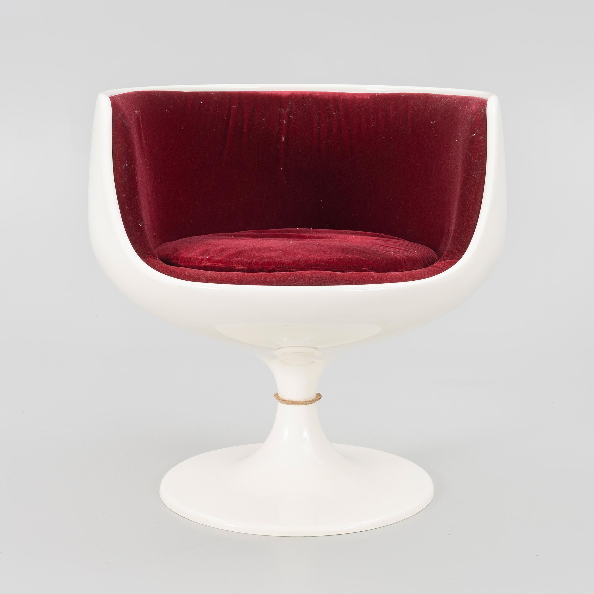 Eero Aarnio, fåtöljer, 4 st "Cognac", Artekno för Asko Oy, Finland, 1960/70-tal.