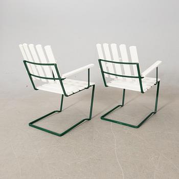 Arthur Lindqvist, garden group 6 parts, model 9A and model 2A, Grythyttan 20th century.