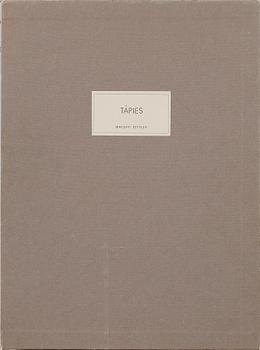 ANTONI TÀPIES, "Derriere le miroir", innehållande 9 färglitografier, signerad och numrerad 114/150.