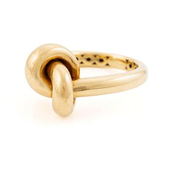 526A. Engelbert ring "knot" 18K gold.